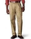 Dockers Men's Classic Fit Signature Khaki Pant - Pleated D3 , Dark Khaki, 42x34