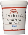 Fondarific Buttercream Blue Fondant, 2-Pounds