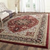 Safavieh Lyndhurst Collection LNH330B Traditional Oriental Medallion Red and Black Area Rug (8' x 11')