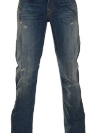 True Religion Men's Ricky Flap Pocket Relaxed Straight Jean In Rough Road