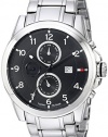 Tommy Hilfiger  Men's 1710296 Classic Stainless Steel Black Subdial  Watch
