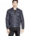 G by GUESS Men's Robertson Camo Bomber