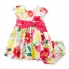 Ralph Lauren Polo Girls Floral Print Poplin Party Dress Set (3 Months)