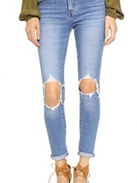 Levi's Women's 721 High Rise Distressed Skinny Jeans