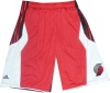 Portland Trail Blazers Red Performance Adidas Red Stripe Shorts