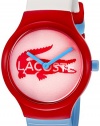 Lacoste Unisex 2020100 Goa Analog Display Quartz Red/White/Blue Watch