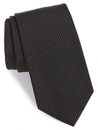 HUGO BOSS Silk Dash Tie 100% silk