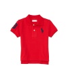 Polo Ralph Lauren Baby Boy's Big Pony Short Sleeve Mesh T-shirts, 18 Months, Red