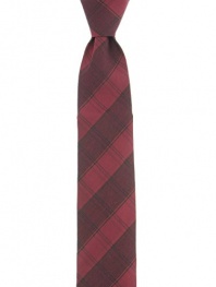 Calvin Klein 'Red Hot Story' Men's Red Hot Plaid Tie
