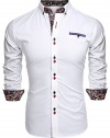 Coofandy Men's Fashion Slim Fit Dress Shirt Casual Shirt