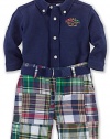 Ralph Lauren Polo Baby Boys Cotton Shirt & Short Set (3 Months)