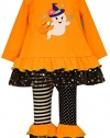 Bonnie Jean Little Girls Ghost Knit Tunic and Leggings, Sz 6