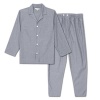Geoffrey Beene Big and Tall Mens Long Sleeve Solid Pajama (Blue 2X)