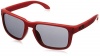 Oakley Men's Holbrook OO9102-83 Rectangular Sunglasses, Red, 55 mm