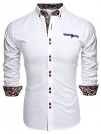 Coofandy Men's Fashion Slim Fit Dress Shirt Casual Shirt