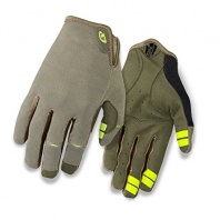 Giro DND Bike Glove - Military Spec Olive/Highlight Yellow Large