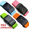 Hibate TSA Approved Lock Travel Luggage Strap Suitcase Belt (78inch, 4 Color)