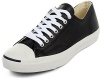 Converse Jack Purcell Leather Fashion-Sneakers, Black/White, 7.5 B(M) US Women / 6 D(M) US Men