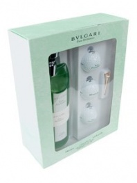 Bvlgari Au The Vert by Bvlgari for Men - 6 pc Gift Set 11.9oz eau parfum, 3 golf balls, silver tee and tee argent