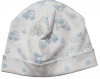 Kissy Kissy Baby-Boys Infant Polka Dot Transport Print Hat-White With Blue-Small